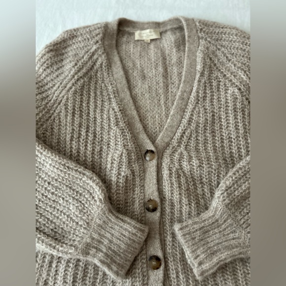 Sezane Taupe Knit Cardigan - Picture 4 of 7